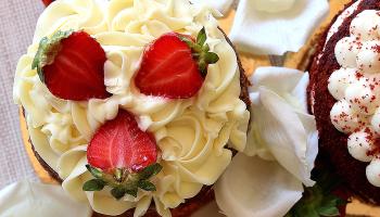 Torta Panna e Fragole